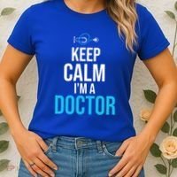 Keep Calm I'm A Doctor Funny Gift Medical Student Gift Women's T-Shirt thumb 2