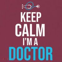 Keep Calm I'm A Doctor Funny Gift Medical Student Gift 16oz Travel Tumbler thumb 2