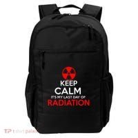 Keep Calm Its My Last Day Of Radiation Treatment Gift Backpack thumb 0