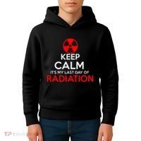 Keep Calm Its My Last Day Of Radiation Treatment Gift Kids Hoodie thumb 4