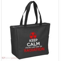 Keep Calm Its My Last Day Of Radiation Treatment Gift Tote Bag thumb 2
