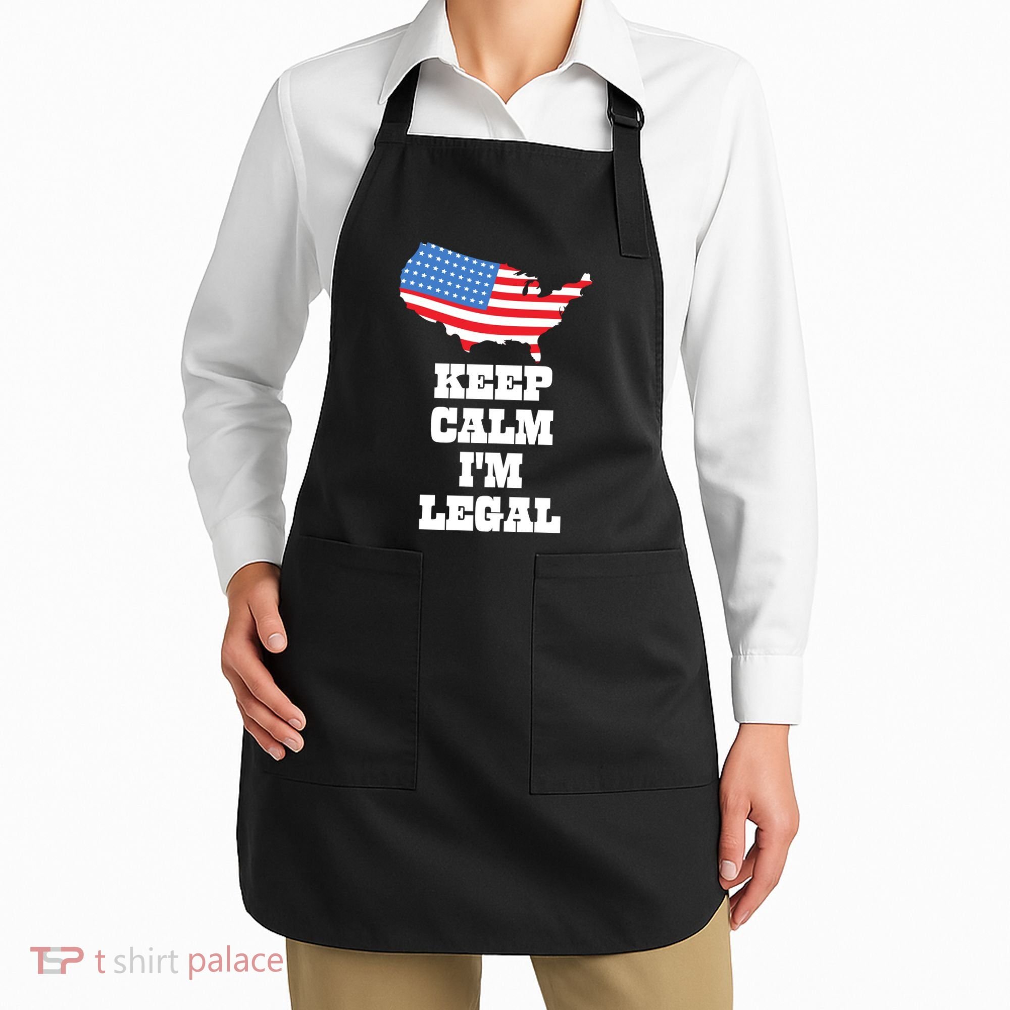 Keep Calm IM Legal Apron