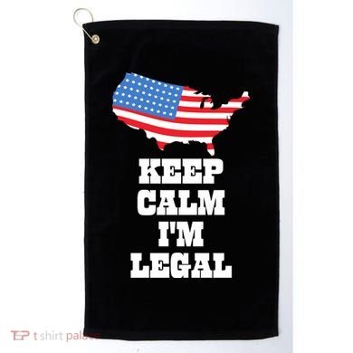 Keep Calm IM Legal Golf Towel