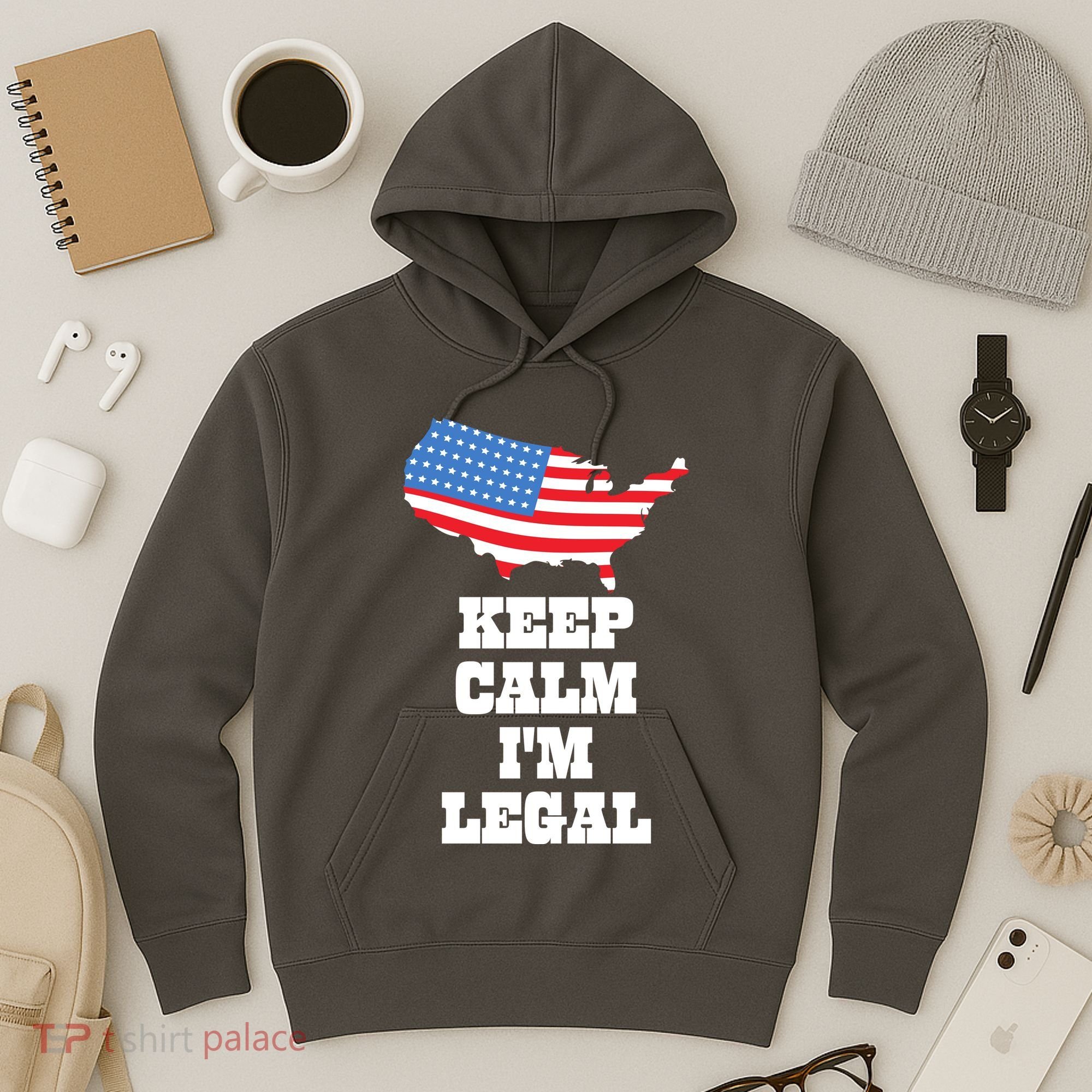 Keep Calm IM Legal Hoodie