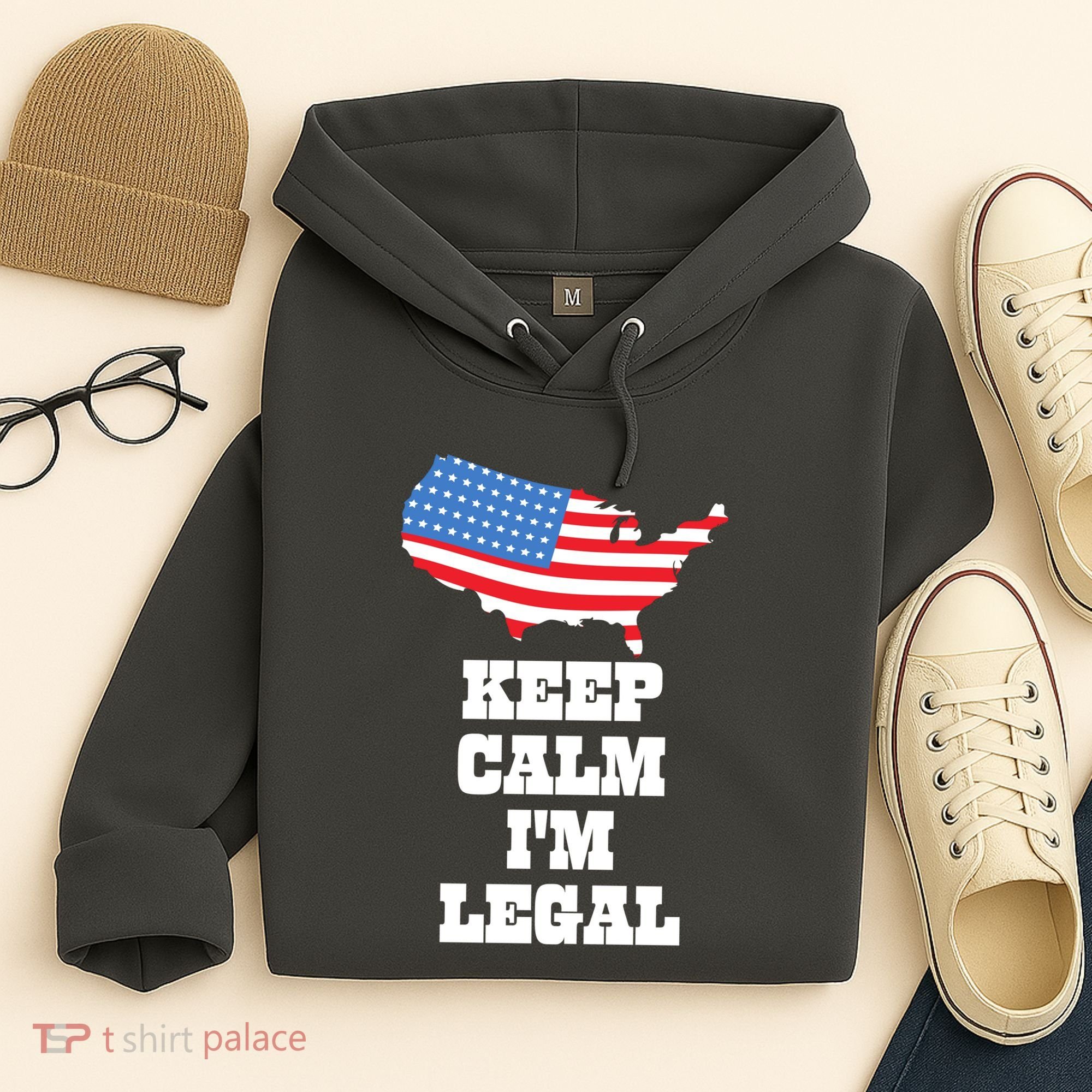 Keep Calm IM Legal Hoodie