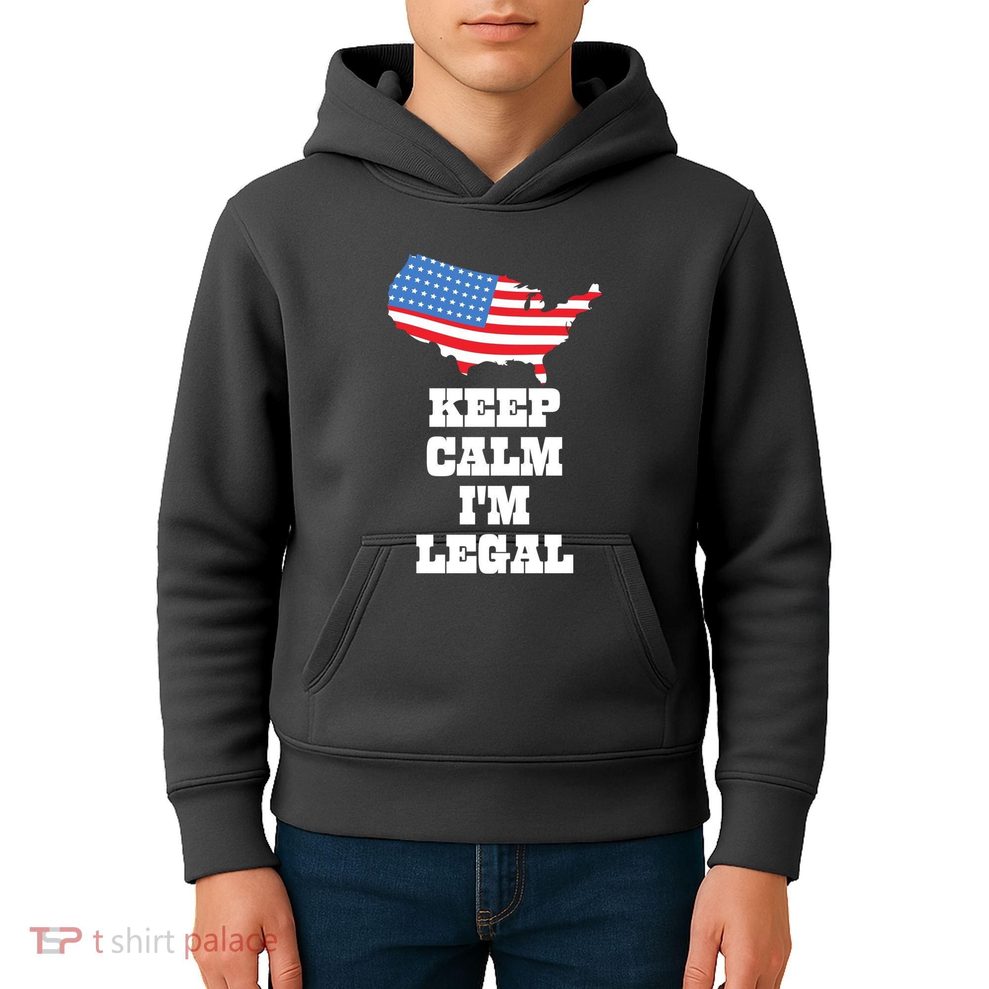 Keep Calm IM Legal Kids Hoodie