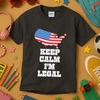 Keep Calm IM Legal Kids T-Shirt thumb 3