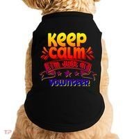 Keep Calm I'm Just A Volunteer Job Volunteering Volunteers Gift Doggie Tank thumb 0