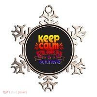 Keep Calm I'm Just A Volunteer Job Volunteering Volunteers Gift Ornament thumb 0