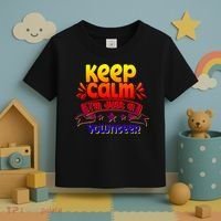 Keep Calm I'm Just A Volunteer Job Volunteering Volunteers Gift Toddler T-Shirt thumb 3