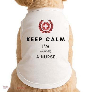 Keep Calm Im Almost A Nurse Registered Nurse Gift Doggie Tank