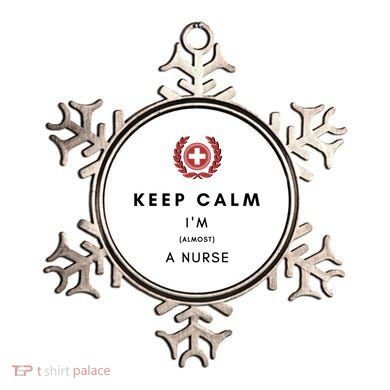 Keep Calm Im Almost A Nurse Registered Nurse Gift Ornament
