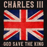 King Charles III God Save The King Monarchy UK Ladies PosiCharge Tri-Blend Wicking Tank thumb 2