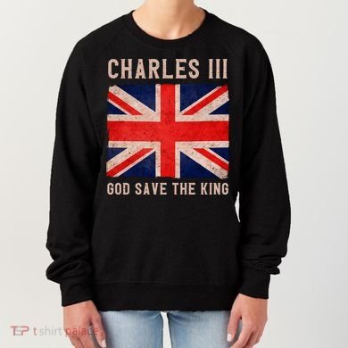 King Charles III God Save The King Monarchy UK Women's Sweatshirt