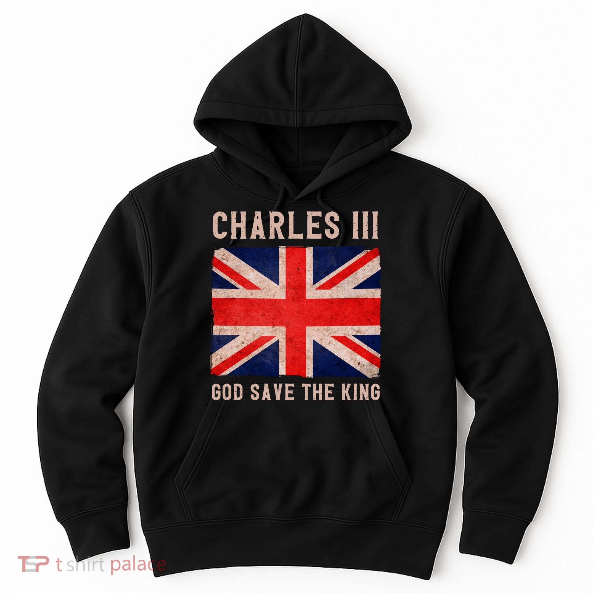 King Charles III God Save The King Monarchy UK Hoodie
