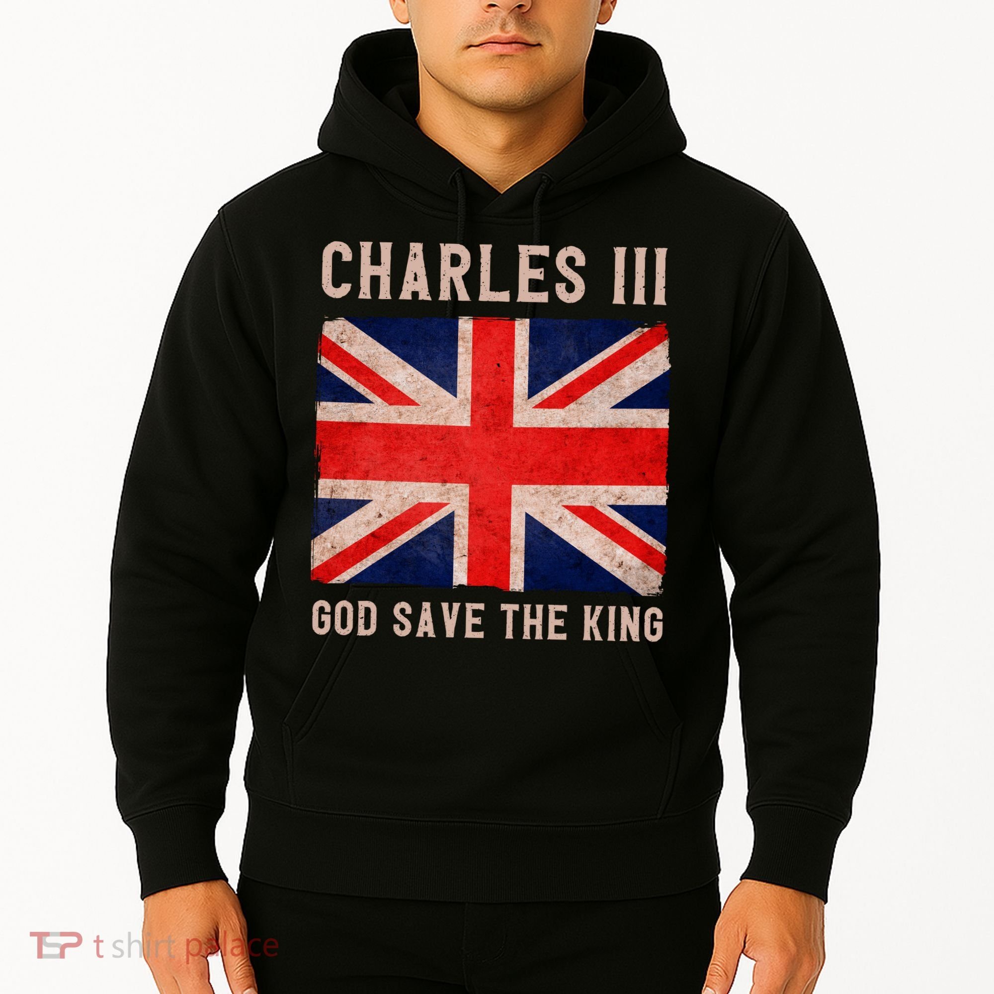 King Charles III God Save The King Monarchy UK Hoodie