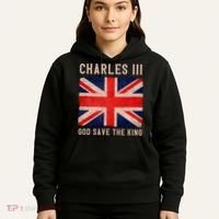 King Charles III God Save The King Monarchy UK Hoodie thumb 5