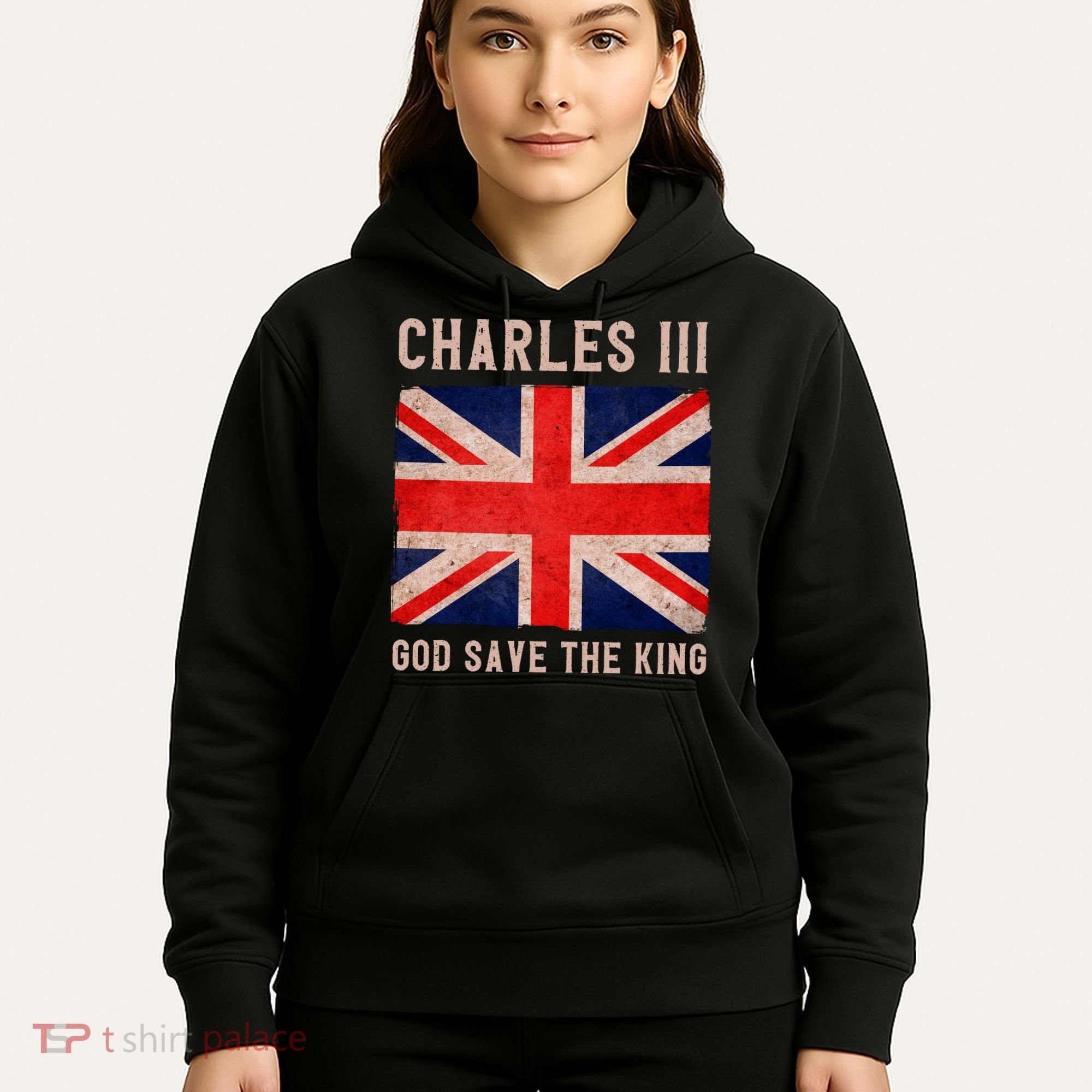 King Charles III God Save The King Monarchy UK Hoodie