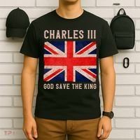 King Charles III God Save The King Monarchy UK T-Shirt thumb 6