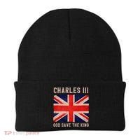 King Charles III God Save The King Monarchy UK Beanie thumb 0