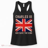King Charles III God Save The King Monarchy UK Women's Tank Top thumb 0