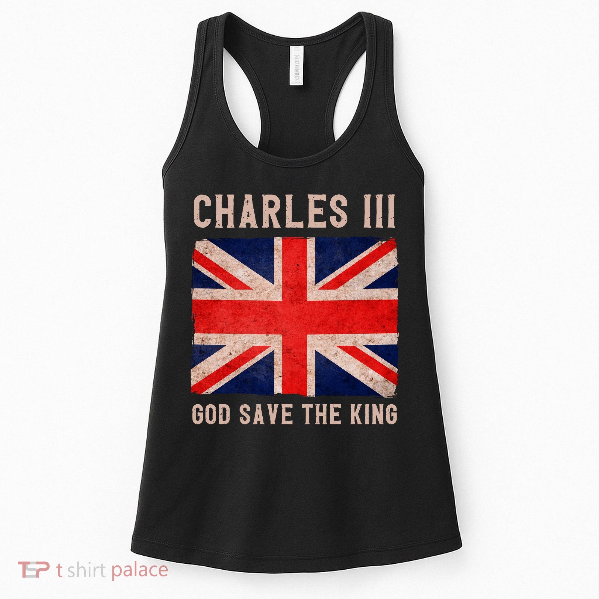 King Charles III God Save The King Monarchy UK Women's Tank Top