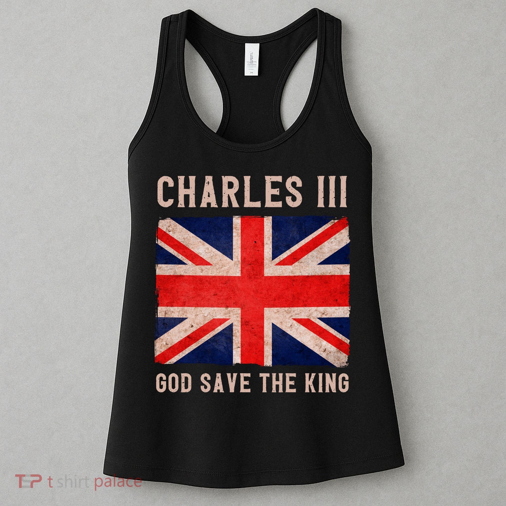 King Charles III God Save The King Monarchy UK Women's Tank Top
