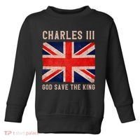 King Charles III God Save The King Monarchy UK Toddler Sweatshirt thumb 0