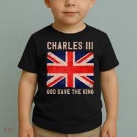 King Charles III God Save The King Monarchy UK Toddler T-Shirt thumb 2