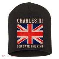 King Charles III God Save The King Monarchy UK Short Acrylic Beanie thumb 0