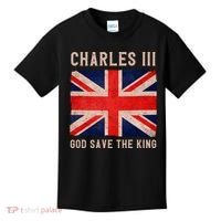 King Charles III God Save The King Monarchy UK Kids T-Shirt thumb 0