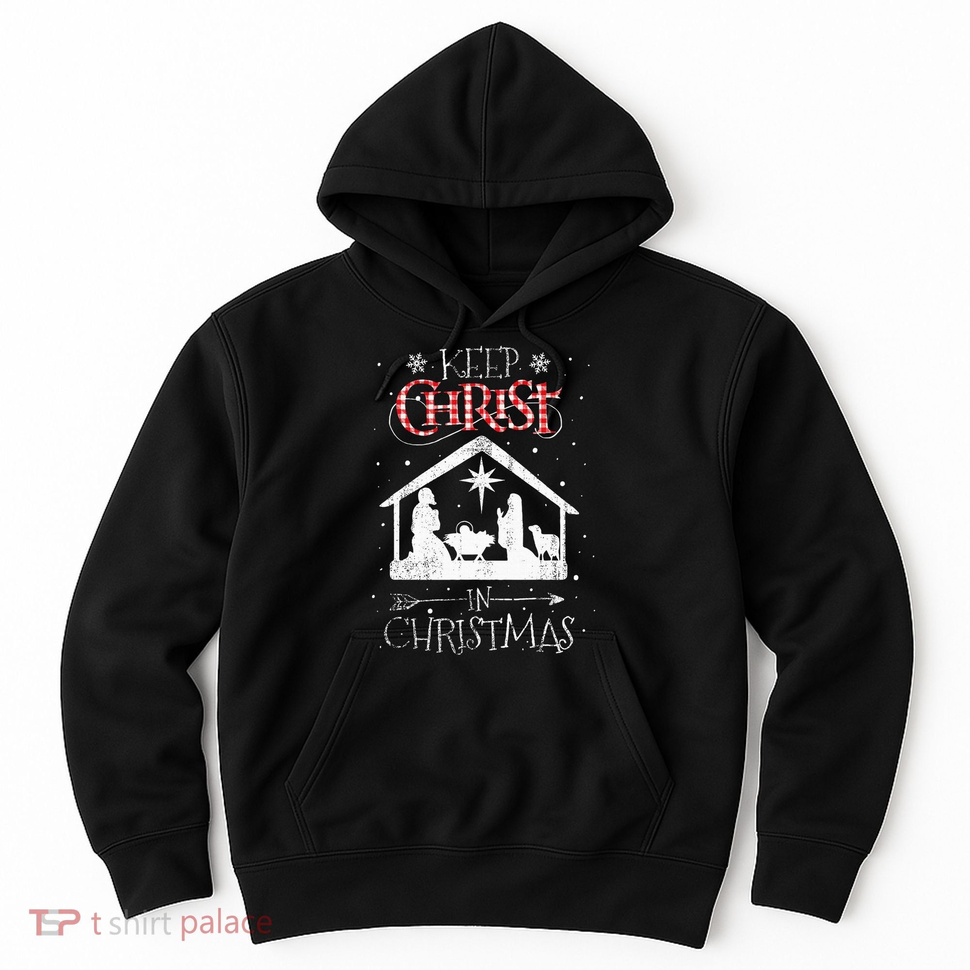 Keep Christ In Christmas Nativity Jesus Christian Christmas Hoodie