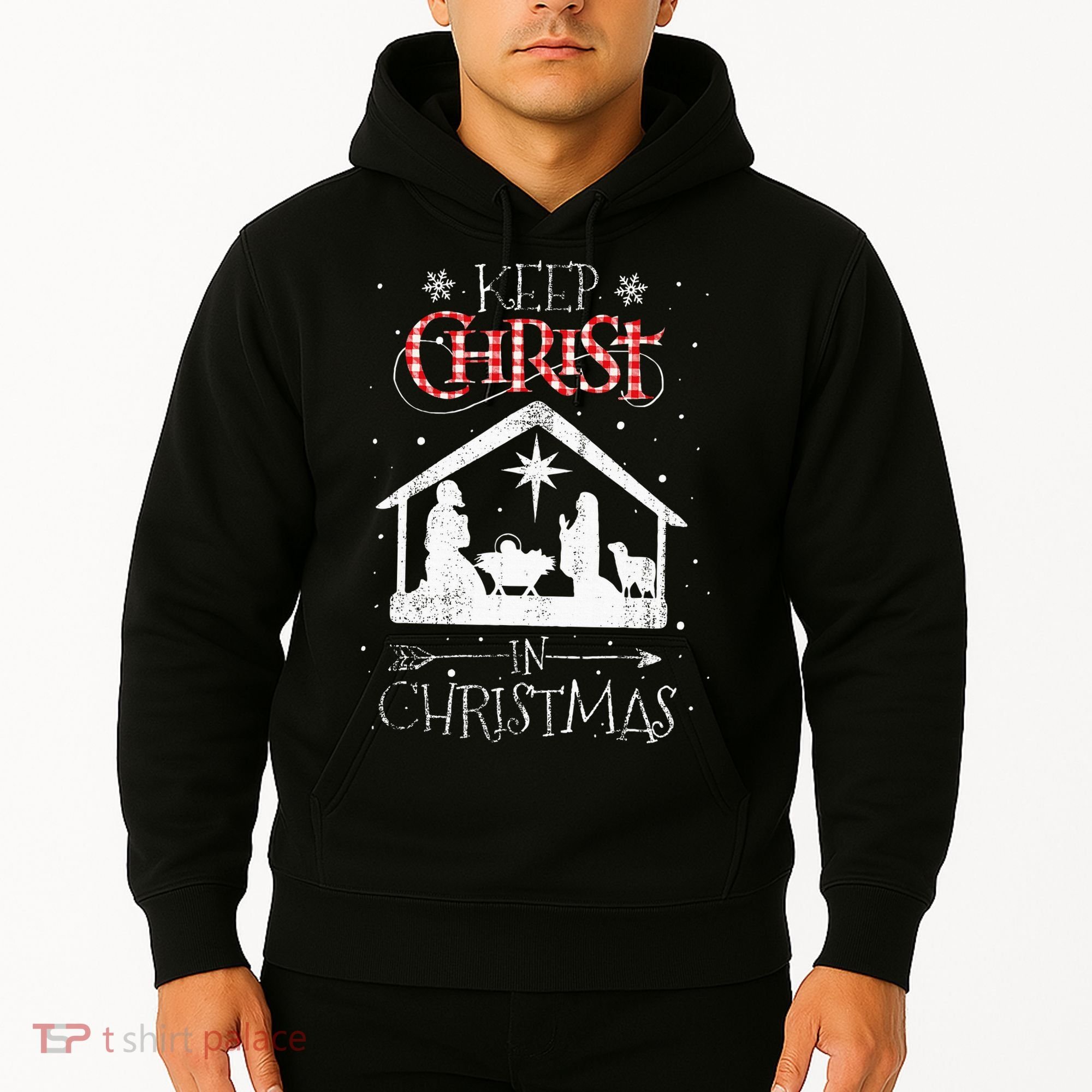 Keep Christ In Christmas Nativity Jesus Christian Christmas Hoodie