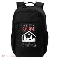 Keep Christ In Christmas Nativity Jesus Christian Christmas Backpack thumb 0