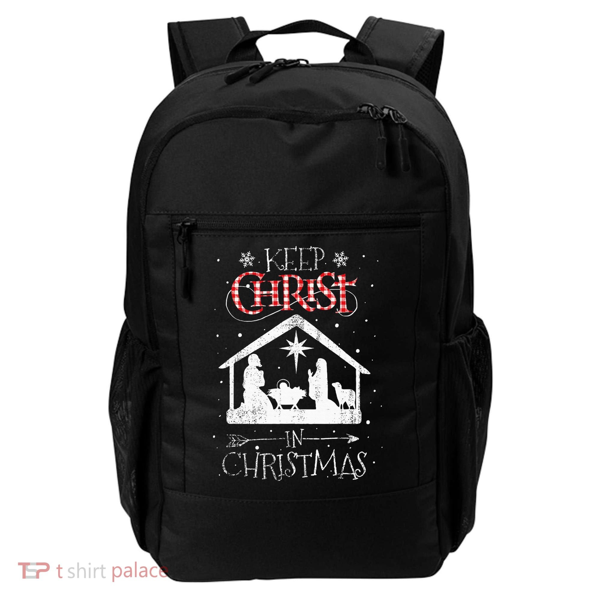 Keep Christ In Christmas Nativity Jesus Christian Christmas Backpack