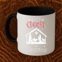 Keep Christ In Christmas Nativity Jesus Christian Christmas Coffee Mug thumb 2