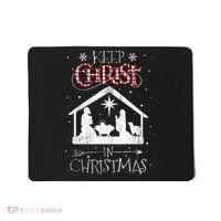Keep Christ In Christmas Nativity Jesus Christian Christmas Mousepad thumb 0