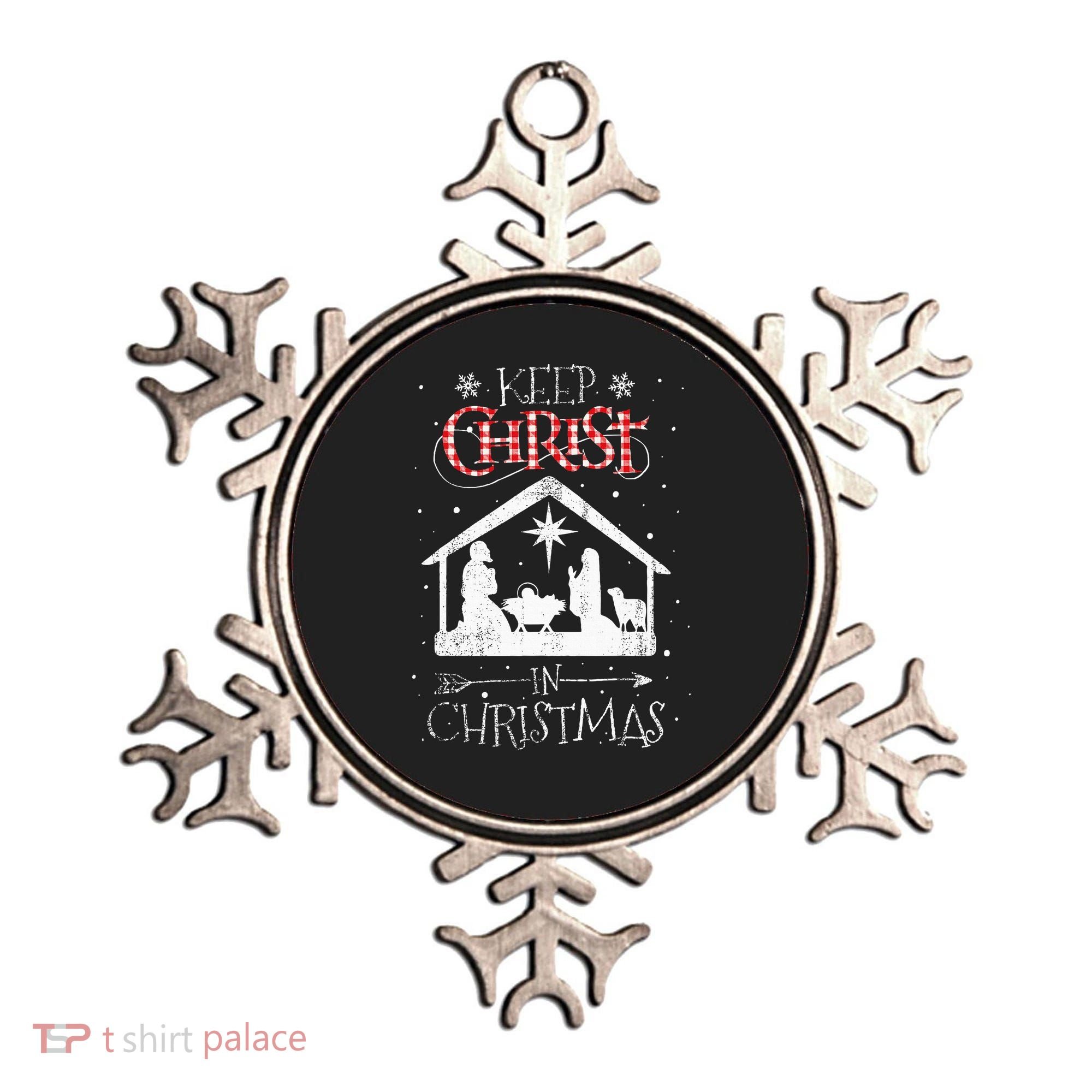 Keep Christ In Christmas Nativity Jesus Christian Christmas Ornament