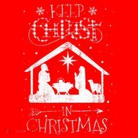 Keep Christ In Christmas Nativity Jesus Christian Christmas Santa Hat thumb 1
