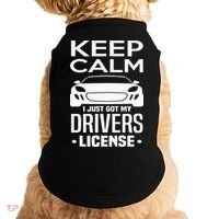 Keep Calm I Just Got My Drivers License Funny New Driver Doggie Tank thumb 0