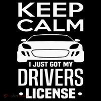 Keep Calm I Just Got My Drivers License Funny New Driver Bucket Hat thumb 4