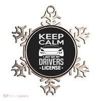 Keep Calm I Just Got My Drivers License Funny New Driver Ornament thumb 0