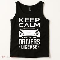 Keep Calm I Just Got My Drivers License Funny New Driver Tank Top thumb 2