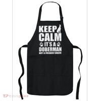 Keep Calm It's A Doberman Not A Freakin' Shark Dog Apron thumb 0