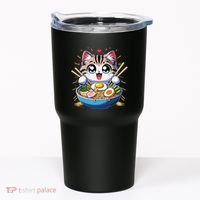 Kawaii Cat Japanese Anime Manga Cat Ramen Tumbler thumb 0