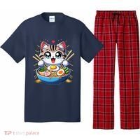 Kawaii Cat Japanese Anime Manga Cat Ramen Pajama Set thumb 0