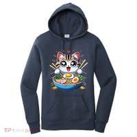 Kawaii Cat Japanese Anime Manga Cat Ramen Women's Hoodie thumb 0