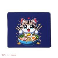 Kawaii Cat Japanese Anime Manga Cat Ramen Mousepad thumb 0