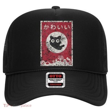 Kawaii Cat Japanese Black Anime Cat Hat