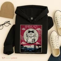 Kawaii Cat Japanese Hoodie thumb 4